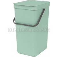 Мусорное ведро Brabantia Sort&Go 211867 16 л, мятно-голубое