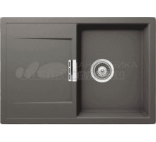 Мойка кухонная Schock Eton 45D Cristadur серебристый камень
