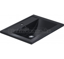 Мебельная раковина Uperwood Foster Quartz 291030054 60 см, матовая черная, космос