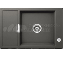 Мойка кухонная Schock Eton 60D Small Cristadur серебристый камень
