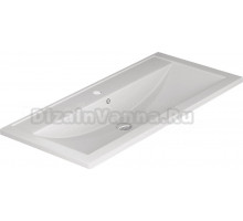 Мебельная раковина Uperwood Foster Quartz 291030044 100 см, матовая белая, жасмин