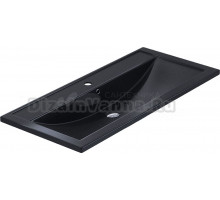 Мебельная раковина Uperwood Foster Quartz 291030047 100 см, матовая черный, космос