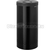 Корзина для белья Brabantia 242342 матовая черная