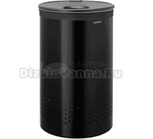 Корзина для белья Brabantia 242380 матовая черная