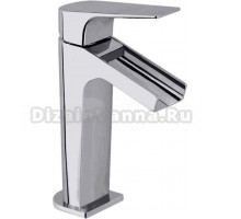 Смеситель для раковины Ramonsoler Urban chic 213101 хром, с каскадным открытым изливом