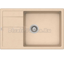 Мойка кухонная Schock Optima 60D Max Cristalite лунный камень