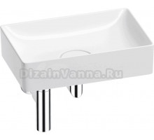 Накладная раковина Wellsee Pure BY Wellsee 201001221 42, с сифоном и выпуском, глянцевый белый, хром