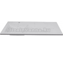 Раковина над стиральной машиной Uperwood Марсал 291120410 120 см, левая, белый мрамор