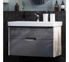 Тумба под раковину без столешницы AQUATON Оливия 80 грей, дуб ойстер