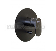 Встраиваемый смеситель для душа и ванны KERAMA MARAZZI Ole 69470EKM.01.093 черный матовый