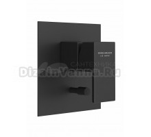 Встраиваемый смеситель для душа и ванны KERAMA MARAZZI Futura 66470EKM.01.093 черный матовый