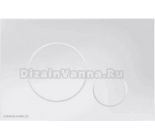 Кнопка смыва KERAMA MARAZZI FPR.A.WHT белый глянец