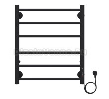 Полотенцесушитель электрический Azario PARMA 500/600 черный (AZ10856B)