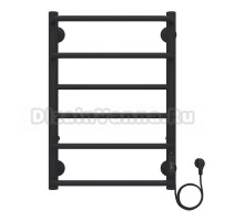 Полотенцесушитель электрический Azario MILAN 400/600 черный (AZ90846B)