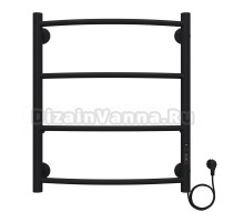 Полотенцесушитель электрический Azario VERONA 500/600 черный (AZ04856B)
