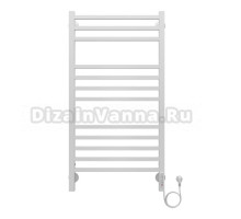 Полотенцесушитель Azario ANCONA 500/1000 электрический БЕЛЫЙ R 12 кв. пер.