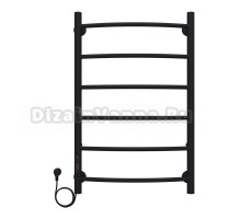 Полотенцесушитель электрический Azario VERONA 500/800 черный (AZ04758B)