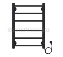 Полотенцесушитель электрический Azario PARMA 400/600 черный AZ10846B