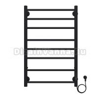 Полотенцесушитель электрический Azario PARMA 500/800 черный (AZ10858B)