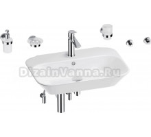 Комплект Wellsee Eclatant 201007491 глянцевый белый, хром, 9 в 1