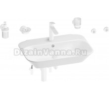 Комплект Wellsee Eclatant 201007495 глянцевый белый, матовый белый, 9 в 1