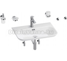 Комплект Wellsee Eclatant 2.0 201007501 глянцевый белый, хром, 9 в 1