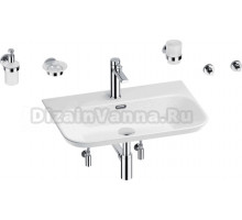 Комплект Wellsee Eclatant 2.0 201007506 глянцевый белый, хром, 9 в 1