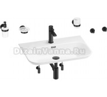 Комплект Wellsee Eclatant 2.0 201007507 глянцевый белый, матовый черный, 9 в 1