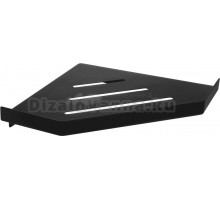 Полка Fixsen Hi-Tech FX-841B угловая, матовая черная