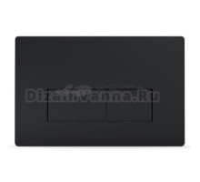 Кнопка смыва Azario AZ-8200-0092/AZ-P58-0190 цвет черный матовый