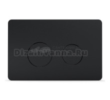 Кнопка смыва Azario AZ-8200-0087/AZ-P57-0190 цвет черный матовый
