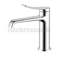 Смеситель для раковины Azario ABILITY без донного клапана, хром (AZ-VQR168331С)