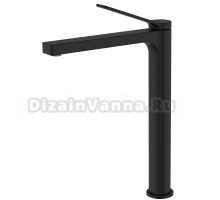 Смеситель для раковины-чаши Azario VISE высокий, черный (AZ-VQQ168R30PA)