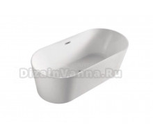 Ванна акриловая Azario BRISTOL 1800х800х600, свободностоящая, в комплекте с сифоном и металлической рамой (BRI18080)