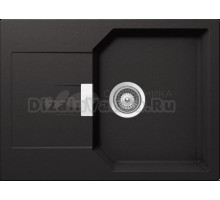Мойка кухонная Schock Manhattan 45D Cristalite неро