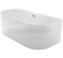 Ванна акриловая Azario 1800*800*580 пристенная, с сифоном и металлической рамой BRA18080