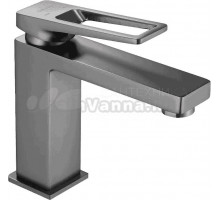 Смеситель для раковины Shevanik S6801T оружейная сталь