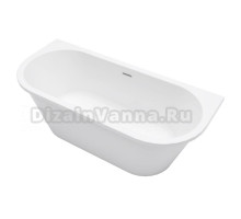 Ванна акриловая Azario ELCON 1800x750x580 пристенная, в комплекте с сифоном и металлической рамой (ELC18075)