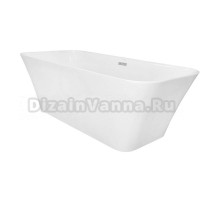 Ванна акриловая Azario ROVETA 1700х800х580 свободностоящая, в комплекте с сифоном и металлической рамой (AZ-6615)