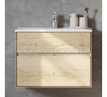 Тумба с раковиной AQUATON Либерти 75 раковина Элина 75