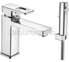 Смеситель для раковины Shevanik S8271 с гигиеническим душем, хром