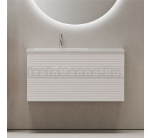 Тумба с раковиной Sancos Folk 100 L bianco