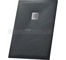 Поддон для душа Grossman Strong GR-S290100Q 90х100 см, графит