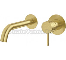 Смеситель для раковины Ramonsoler Odisea Joya 592101OC С ВНУТРЕННЕЙ ЧАСТЬЮ, золото