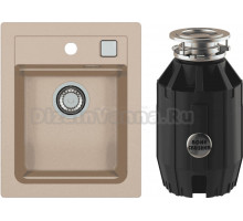 Комплект Мойка Alveus Atrox Granital 10 terra + Измельчитель Bone Crusher BC 910-AS
