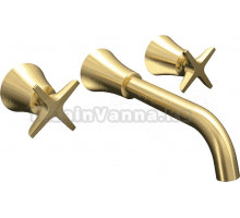 Смеситель для раковины Ramonsoler Adagio 912001OC С ВНУТРЕННЕЙ ЧАСТЬЮ, золото