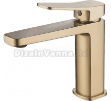 Смеситель для раковины Shevanik S9901G золотой сатин