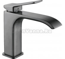 Смеситель для раковины Shevanik S4001T оружейная сталь