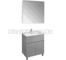 Мебель для ванной комнаты AQUATON Форест 75 туманный серый, раковина Элина 75