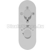 Термостатический смеситель встраиваемый Jaquar Laguna LAG-CHR-91683K С ВНУТРЕННЕЙ ЧАСТЬЮ